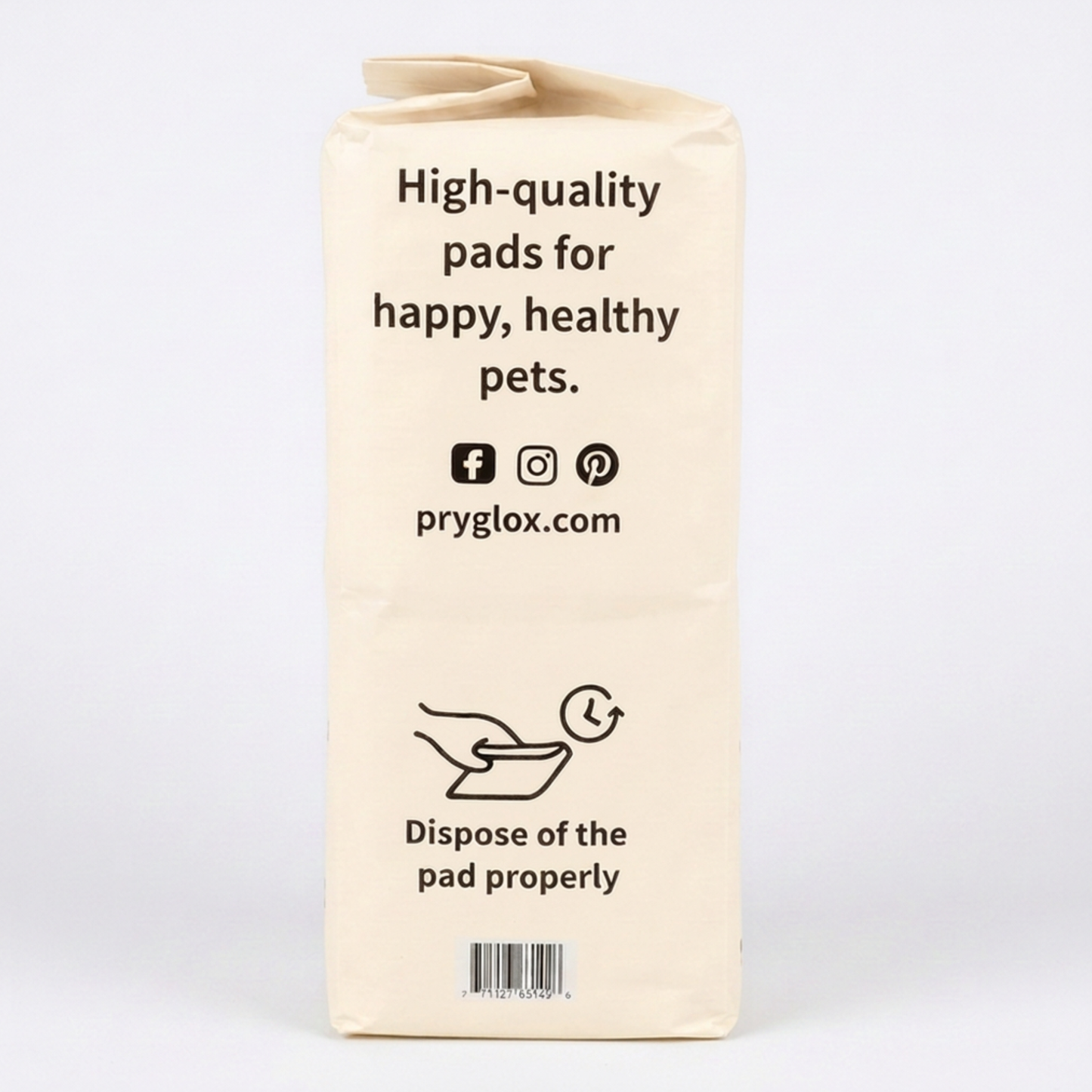 Pads de Entrenamiento para Perros Pryglox 100 Pack Ultra Absorbentes